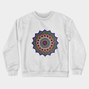 Colorful Mandala Crewneck Sweatshirt